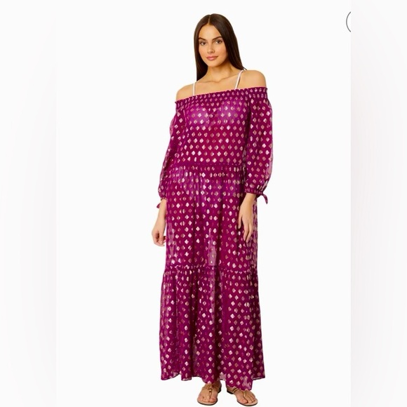Lilly Pulitzer Dayla Maxi Coverup size XL NEW!